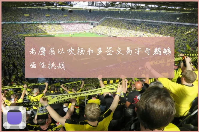 老鹰或以吹杨和多签交易字母鹈鹕面临挑战